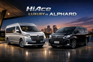 Perbedaan HiAce Luxury vs Alphard